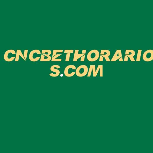 Logo da CNCBETHORARIOS